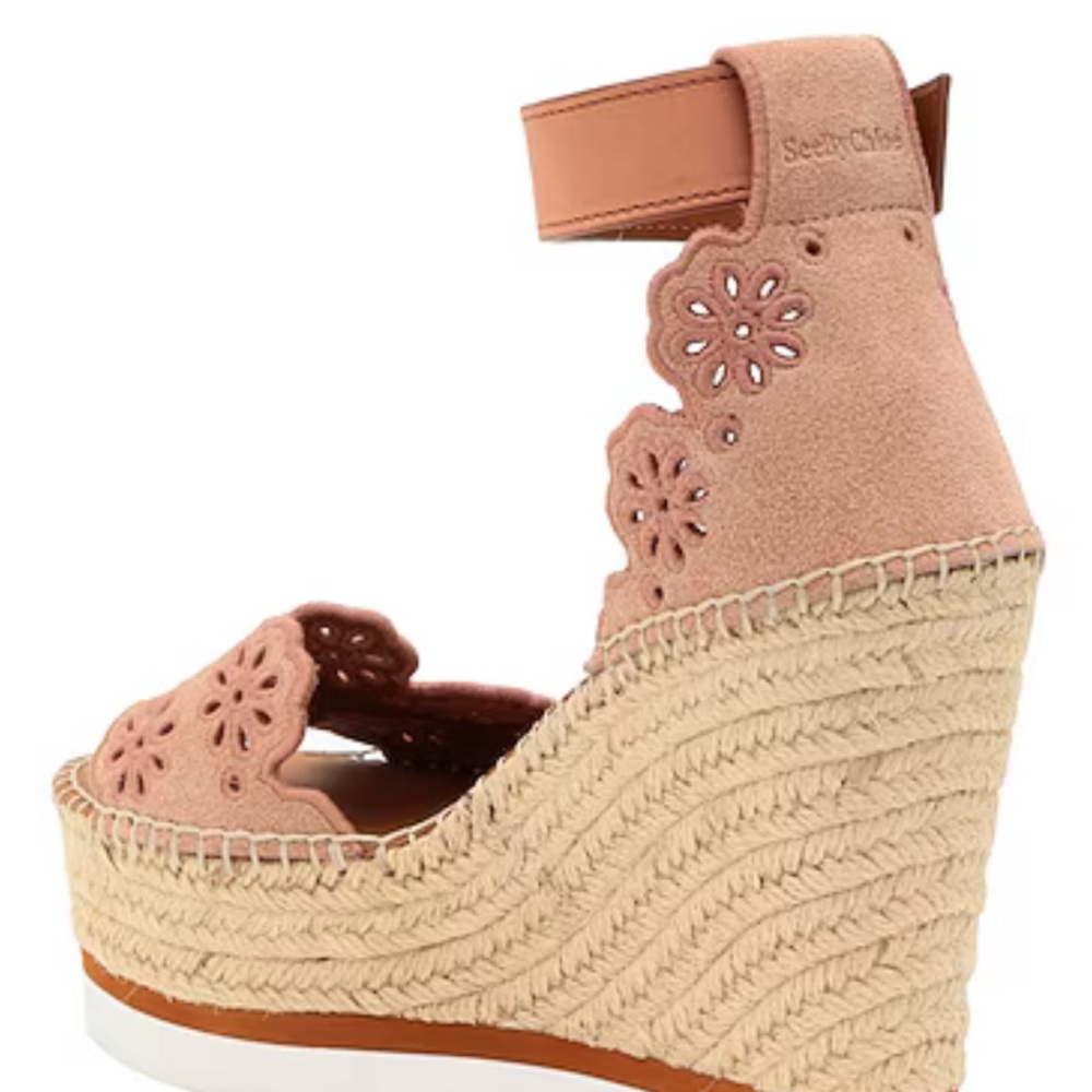 See By Chloe Tan Wedge Sandals